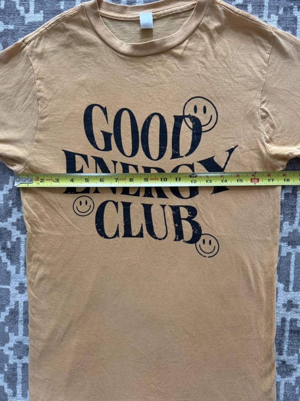 Vici Mustard Yellow 'Good Energy Club' Graphic Tee - Picture 5 of 6